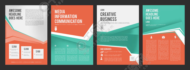商業傳單。廣告產品手冊的彩色頁面,帶有文本矢量設計集合的位置。演示文稿橫幅模板。插圖宣傳冊業務布局,設計橫幅傳單。商業傳單。廣告產品手冊的彩色頁面,帶有文本矢量設計集合的位置。演示橫幅模板